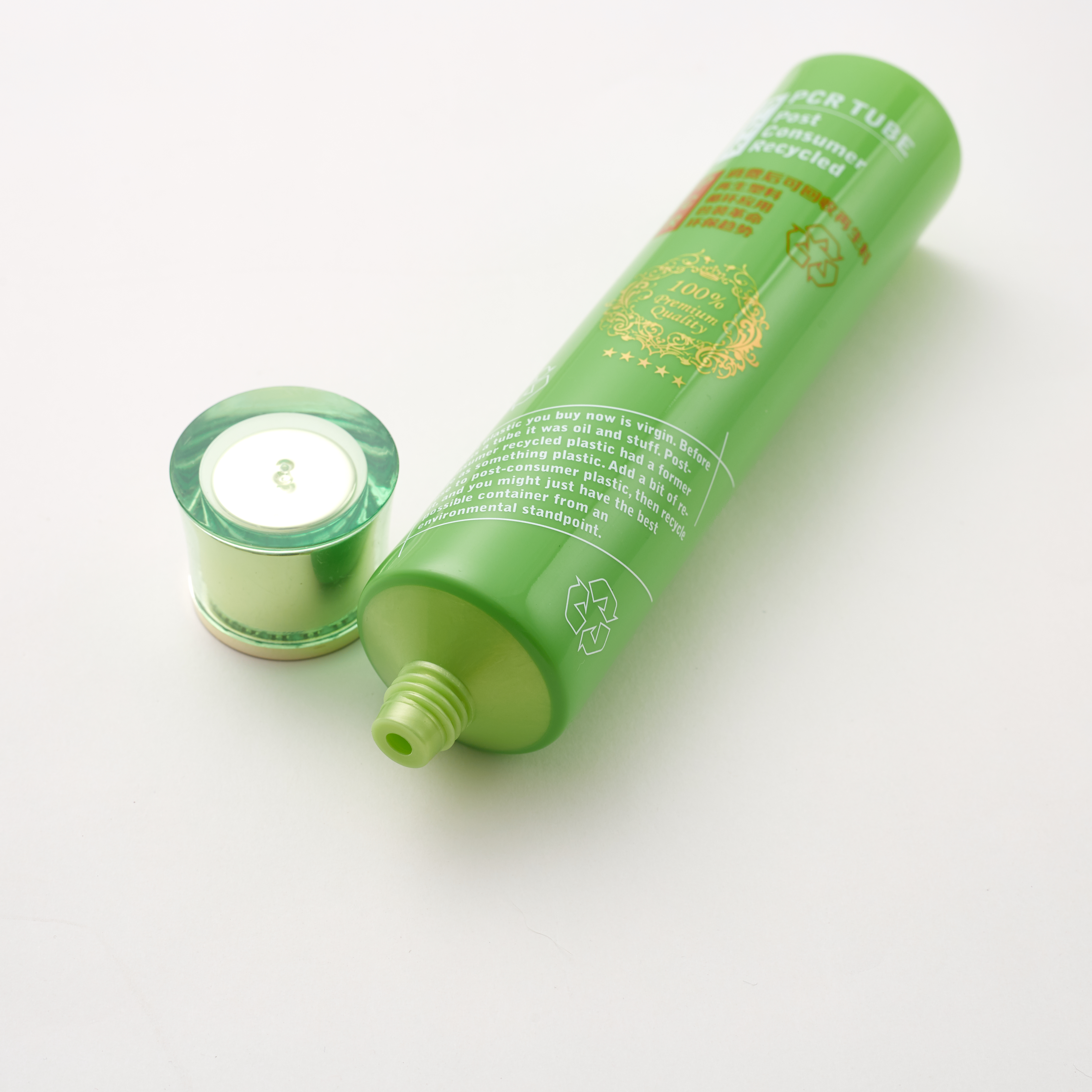 Tubo macio biodegrad&aacute;vel de PCR recicl&aacute;vel cosm&eacute;tico ecol&oacute;gico