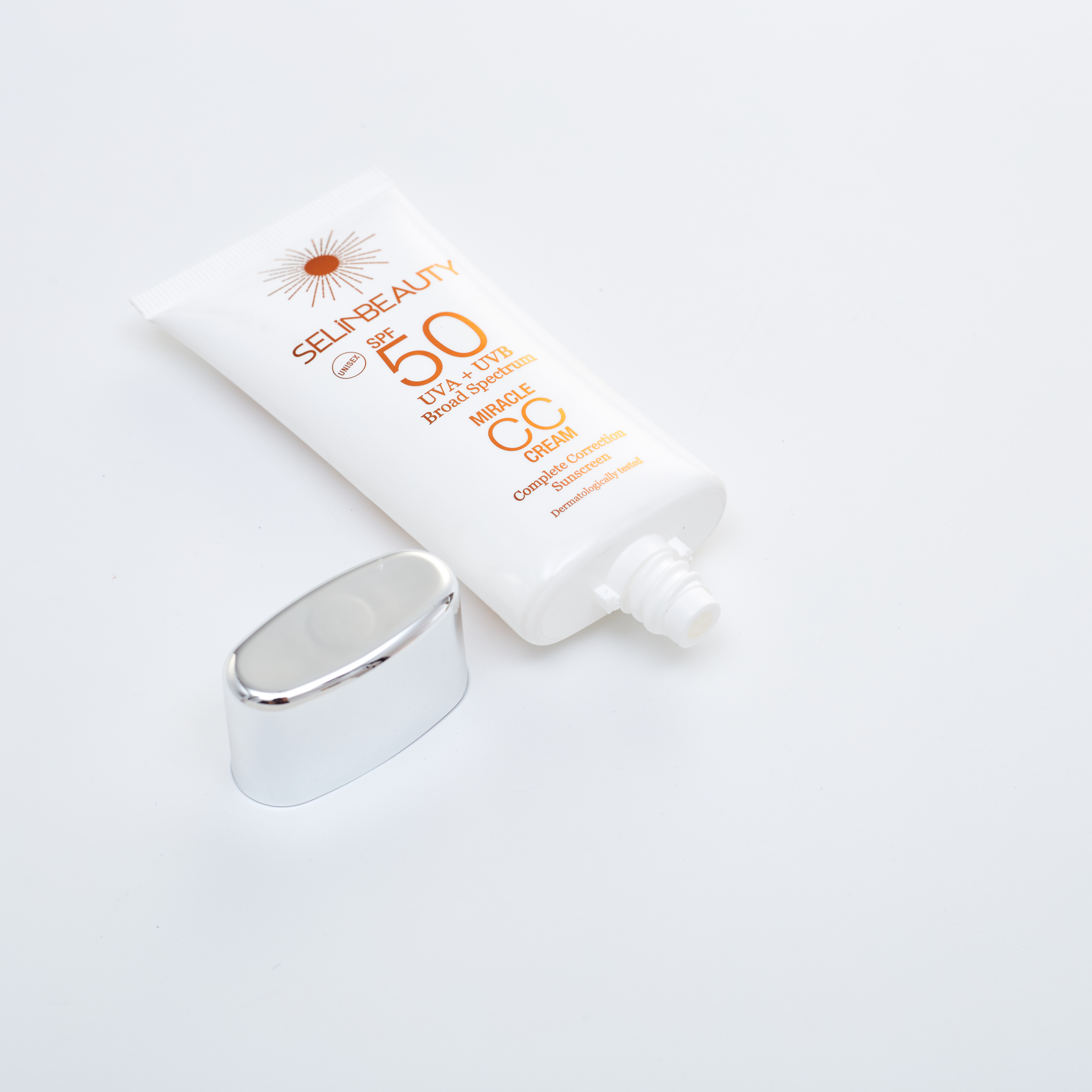 Tubo de protetor solar PE de formato plano vazio de 50ml