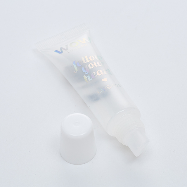 Tubo vazio macio de PE reciclável cosmético para brilho labial
