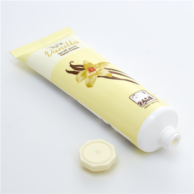 Embalagem de tubo cosm&eacute;tico macio de creme para as m&atilde;os de pl&aacute;stico PE personalizado