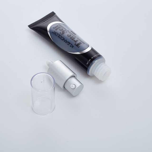 Tubo cosm&eacute;tico mal ventilado Suncream Primer Tubo macio de pl&aacute;stico com bomba