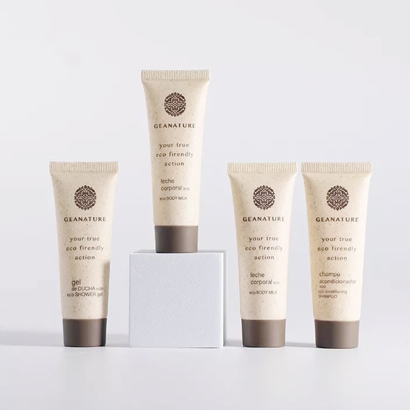 Embalagem cosmética de material de palha de trigo