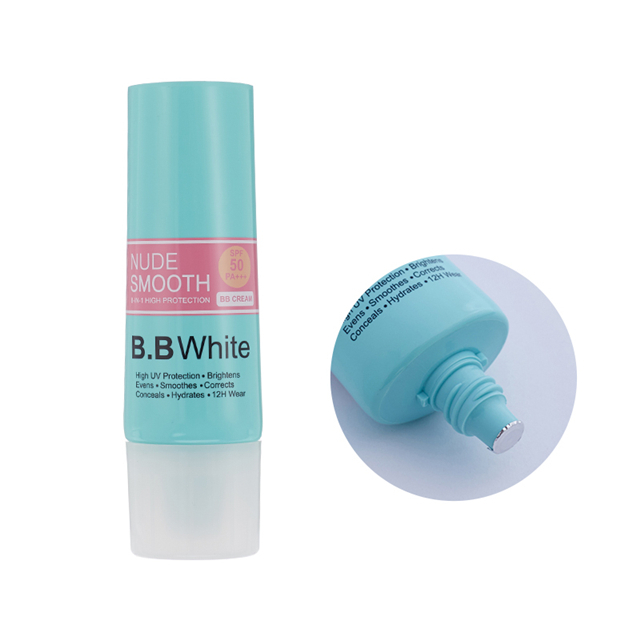 Tubo de plástico macio de plástico para creme para as mãos com protetor solar vazio