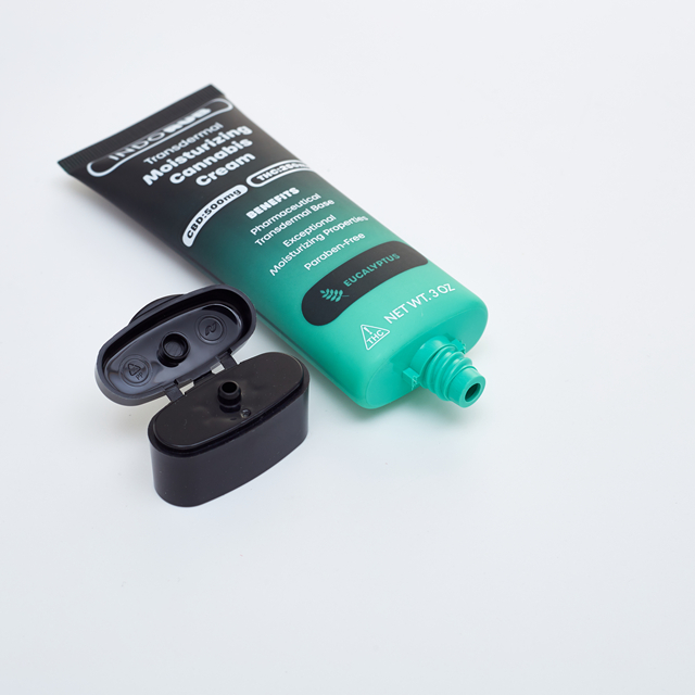 Tubo de aperto macio para lavagem facial de protetor solar cosm&eacute;tico de pl&aacute;stico PE