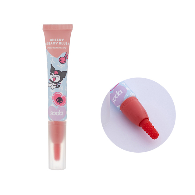 Tubo de embalagem de creme para os olhos vazio superior aplicador de rolo de massagem